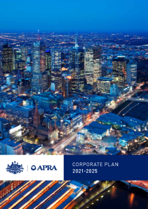 Corporate Plan 2021-25 cover page